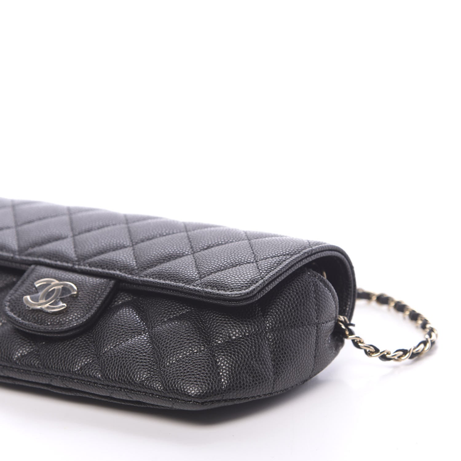 Chanel Caviar Quilted Glasses Case With Chain Black 10 of 12