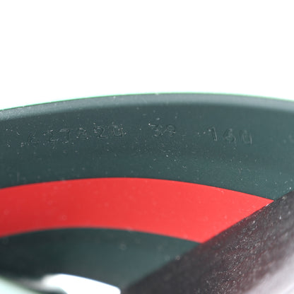 Gucci Rubber Web Womens Criss Cross Slide Sandals 39 Green Red 8 of 9