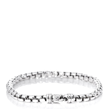David Yurman Sterling Silver 5mm Box Chain Bracelet 3 of 4