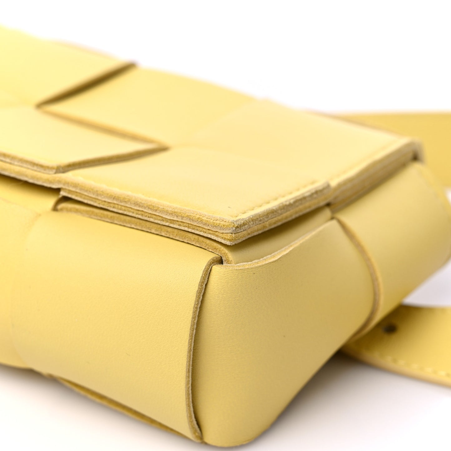 Nappa Maxi Intreccio The Belt Cassette Bag Butter