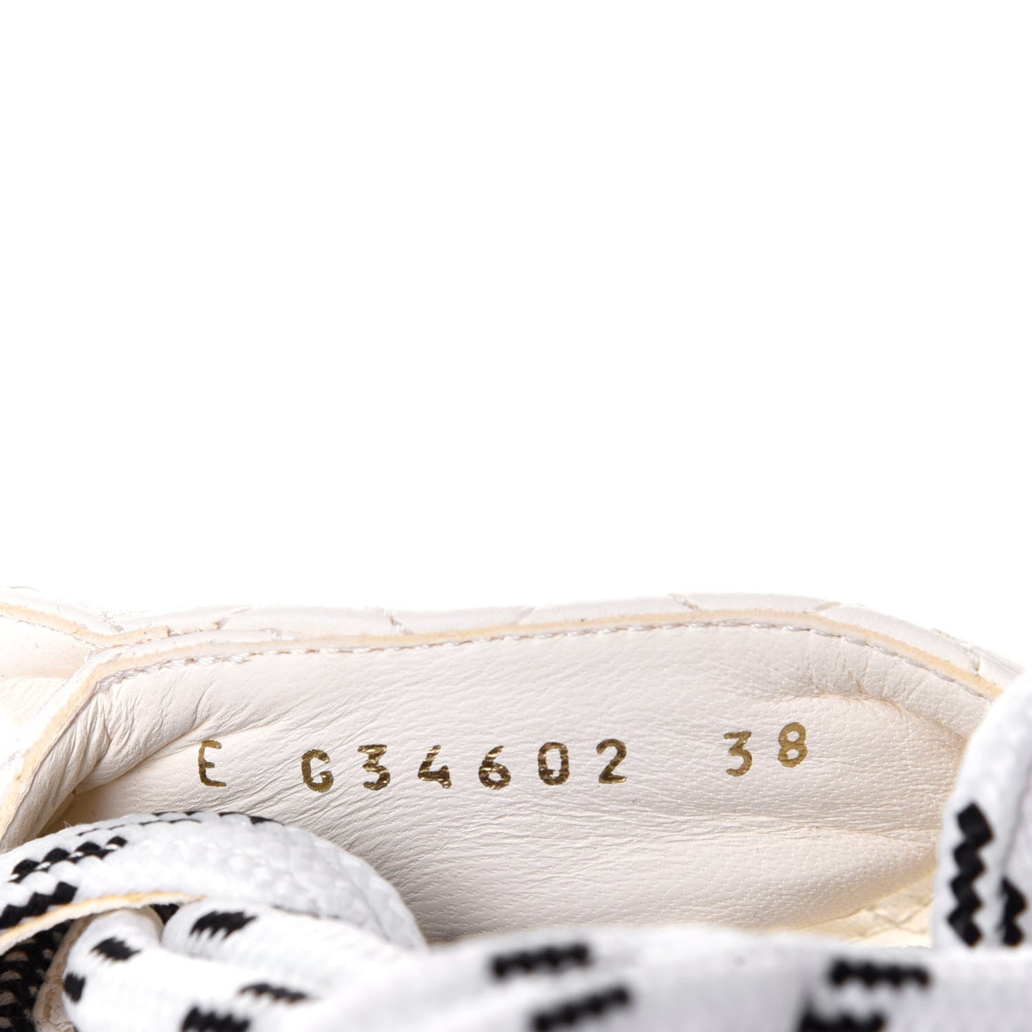 Chanel Cord Lambskin Quilted Logo Sandals 38 White Black 19 of 19