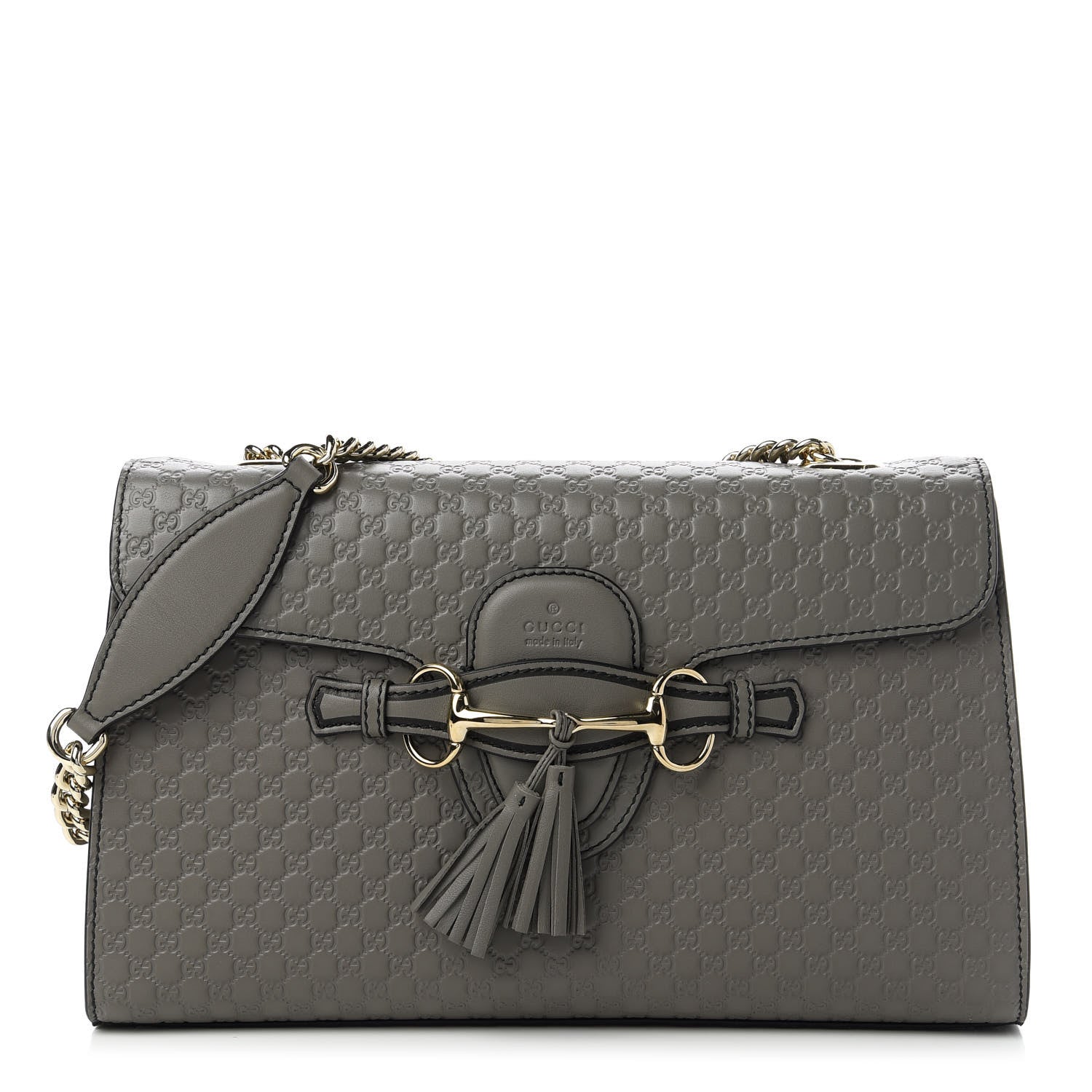 Gucci Soft Microguccissima Medium Emily Chain Shoulder Bag Loess 1 of 11