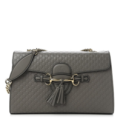 Gucci Soft Microguccissima Medium Emily Chain Shoulder Bag Loess 1 of 11