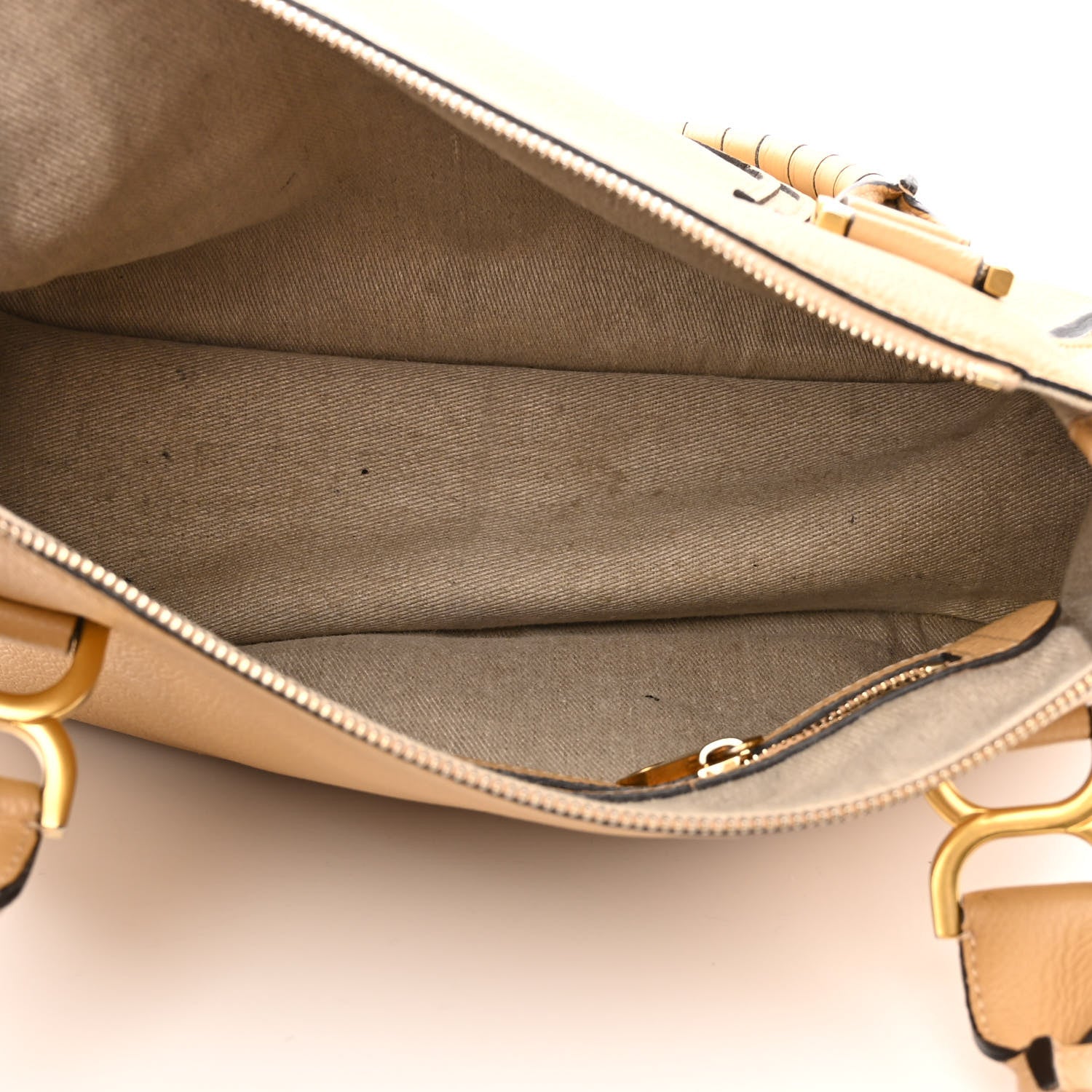 Chloe Calfskin Medium Marcie Satchel Sand Shell 5 of 14