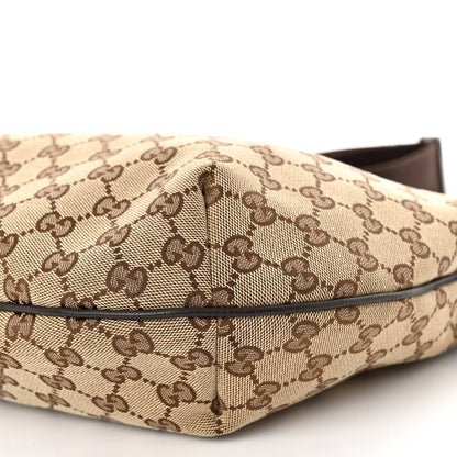 Gucci Monogram Medium Half Moon Hobo Dark Brown 9 of 9