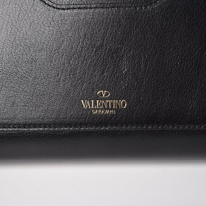 Valentino Garavani Vitello Rockstud No Limit Shoulder Bag Black 11 of 16