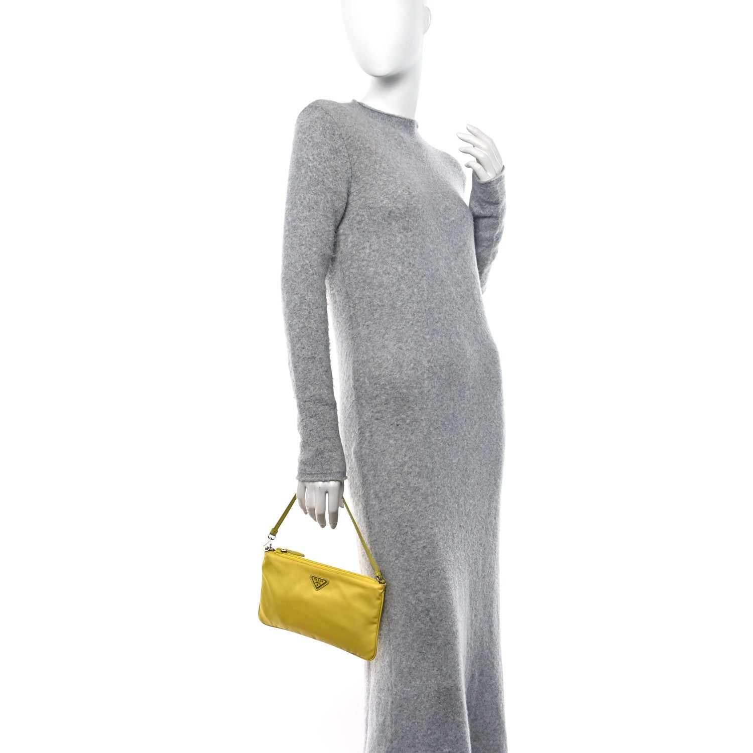 Prada Re-Nylon Vela Pouch Cedro 2 of 12