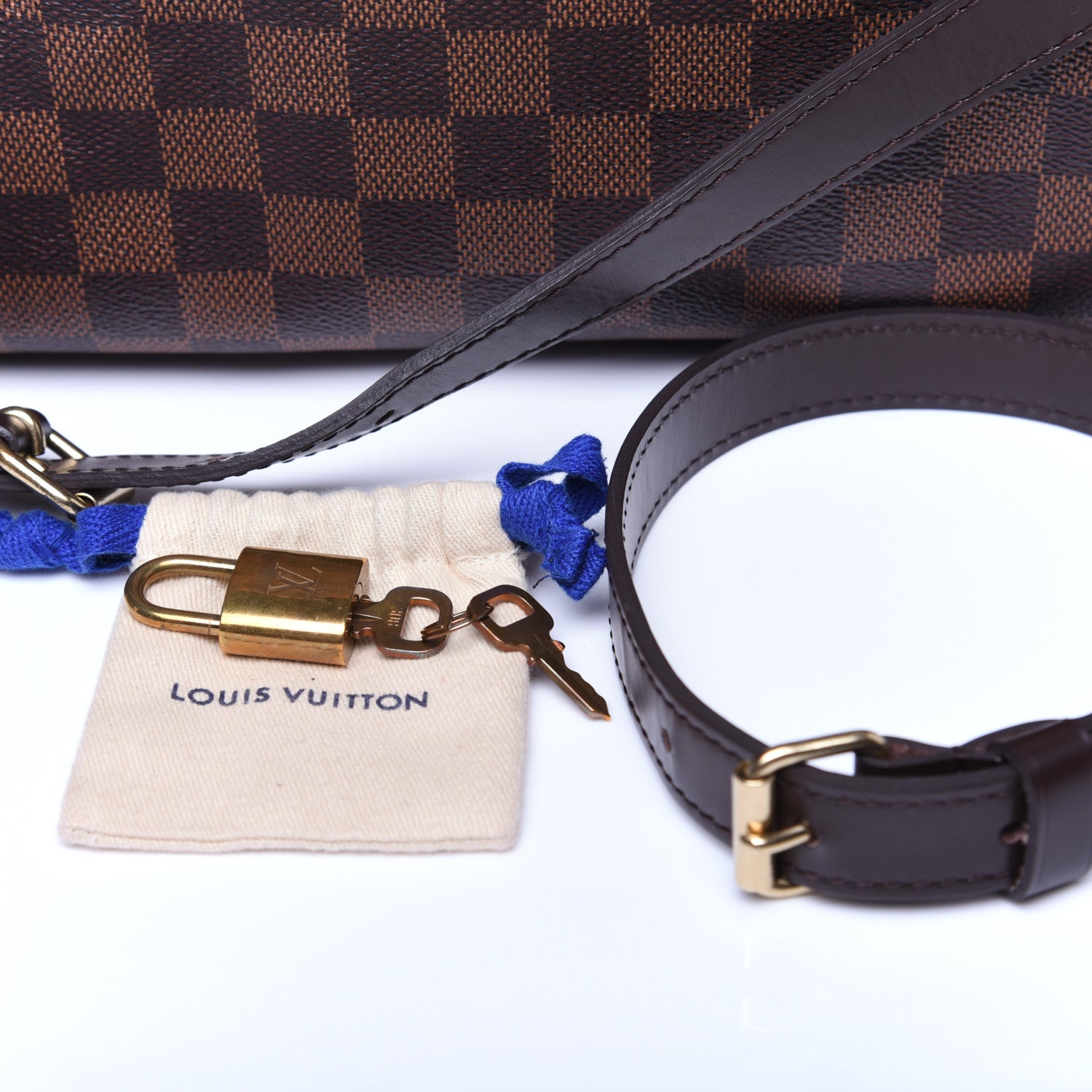 Louis Vuitton Damier Ebene Speedy Bandouliere 35 10 of 12
