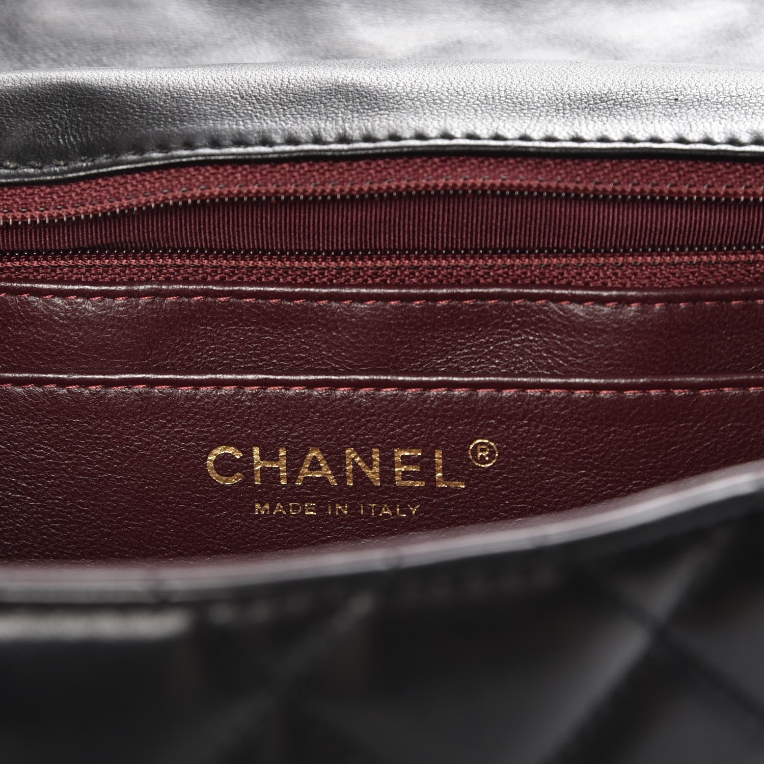 Chanel Lambskin Quilted Jumbo Single Flap Black 6 of 7