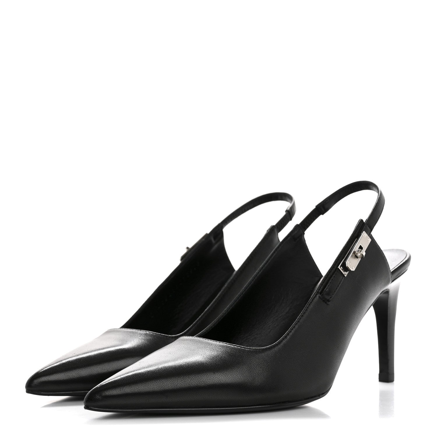 Hermes Nappa Lover 80 Pumps 39.5 Black 4 of 10
