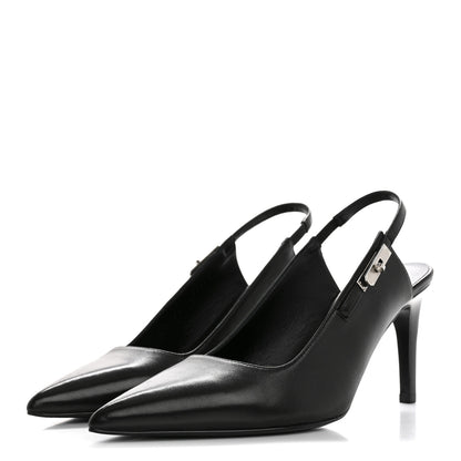 Hermes Nappa Lover 80 Pumps 39.5 Black 4 of 10