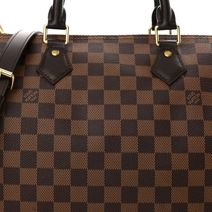 Louis Vuitton Damier Ebene Speedy Bandouliere 30 7 of 11