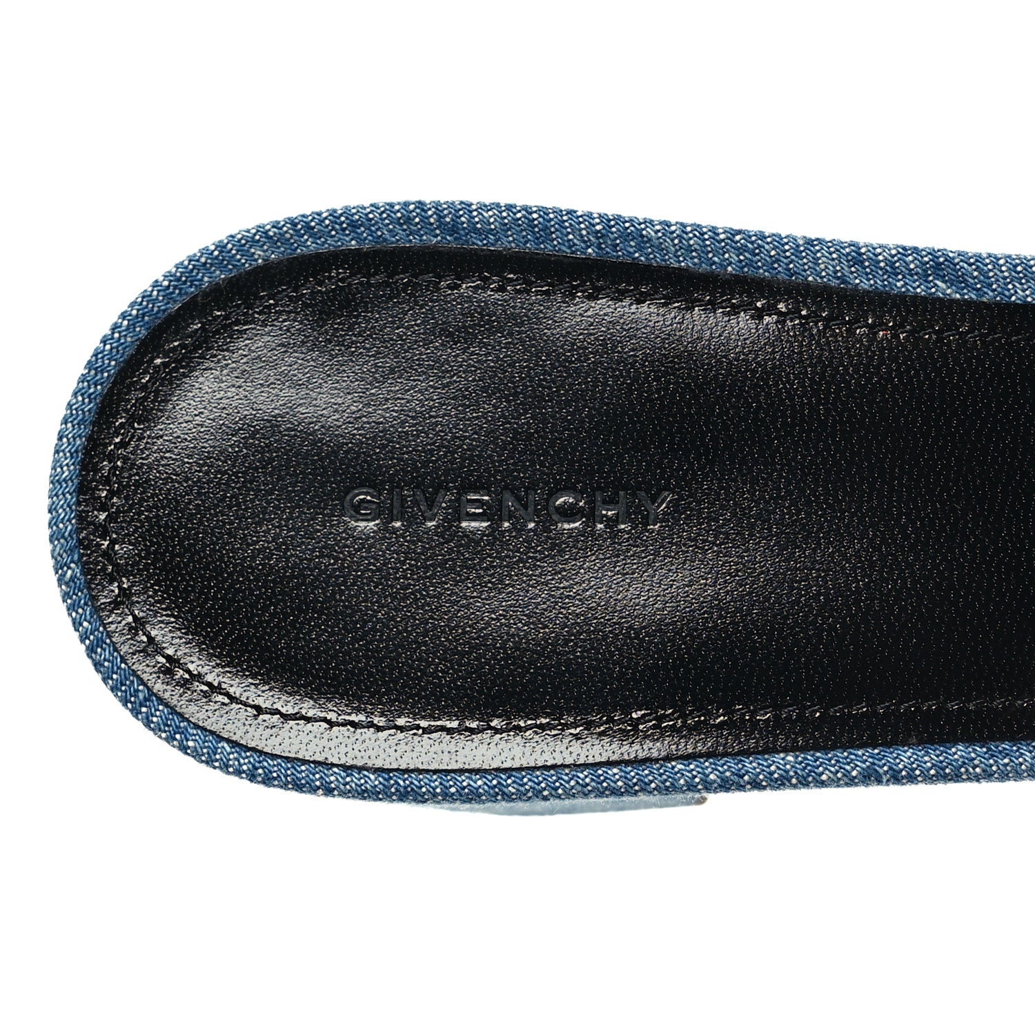 Givenchy Cotton Denim 4G Logo Mule Sandals 40 Denim Blue 8 of 9