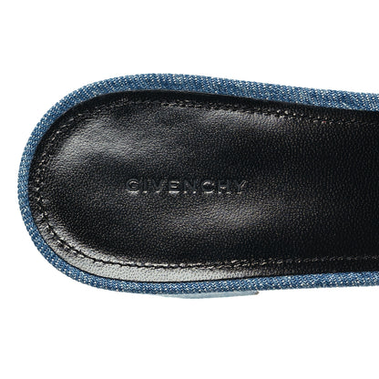 Givenchy Cotton Denim 4G Logo Mule Sandals 40 Denim Blue 8 of 9