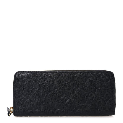 Louis Vuitton Empreinte Clemence Wallet Black 1 of 8