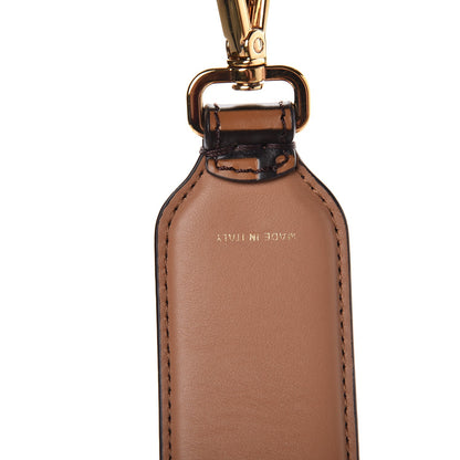 Fendi Calfskin FF 1974 Embossed Strap You Tobacco Black 4 of 5