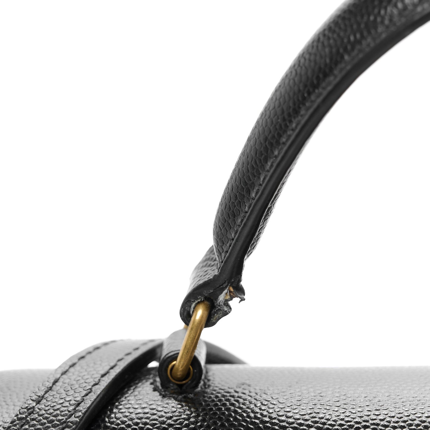 Grain de Poudre Medium Classic Monogram Cassandra Top Handle Black