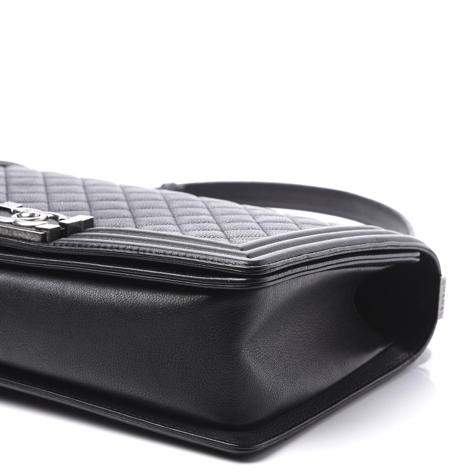 Chanel Caviar Quilted New Medium Boy Flap Black 9 of 12