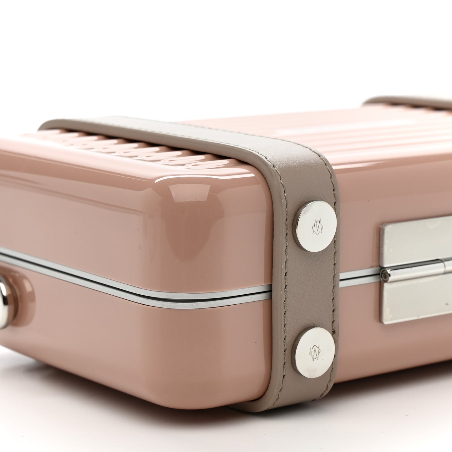 Gloss Polycarbonate Personal Cross-Body Bag Desert Rose