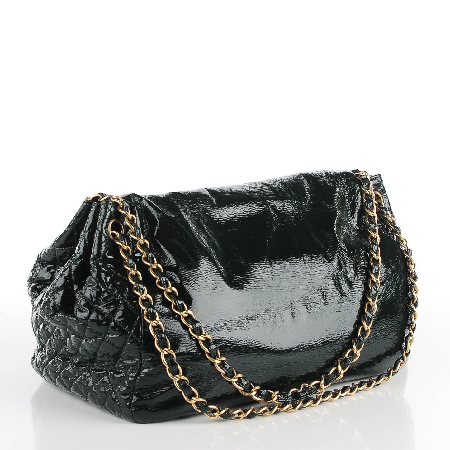 Vinyl Rock and Chain XL Flap Dark Green