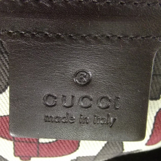 Guccissima Large Treasure Boston Tote
