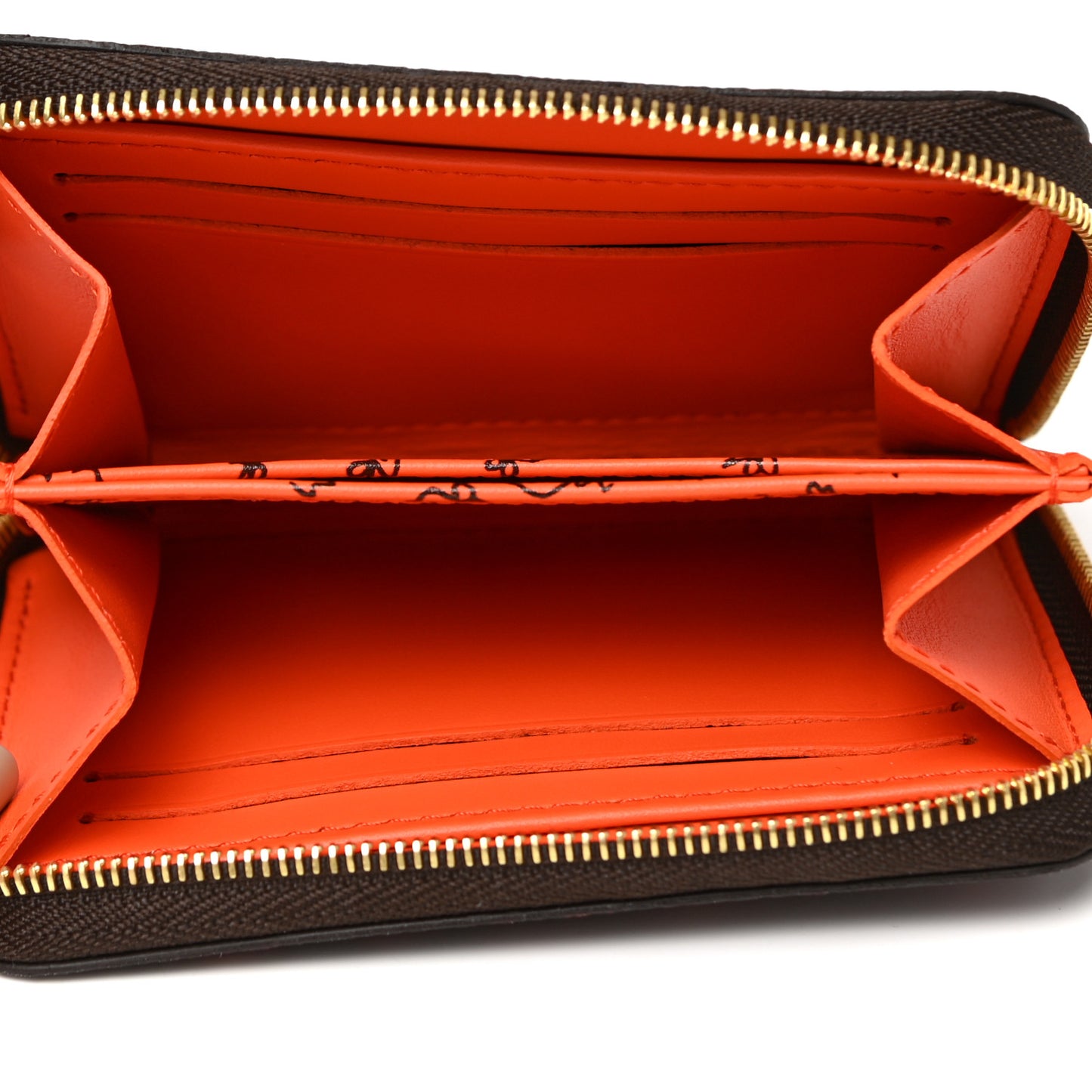 Catogram Zippy Coin Purse Marron