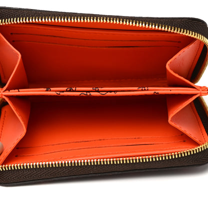 Louis Vuitton Catogram Zippy Coin Purse Marron 5 of 7