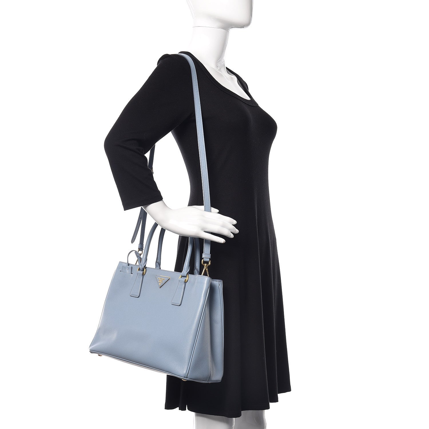 Prada Saffiano Lux Medium Tote Astrale 2 of 10
