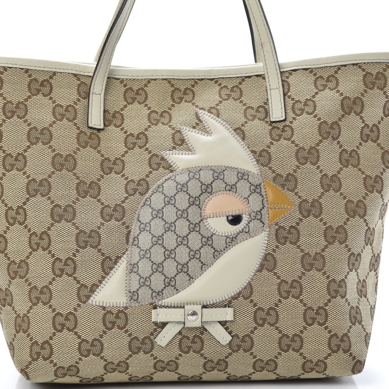 Gucci GG Monogram Childrens Mini Zoo Bird Tote 8 of 11