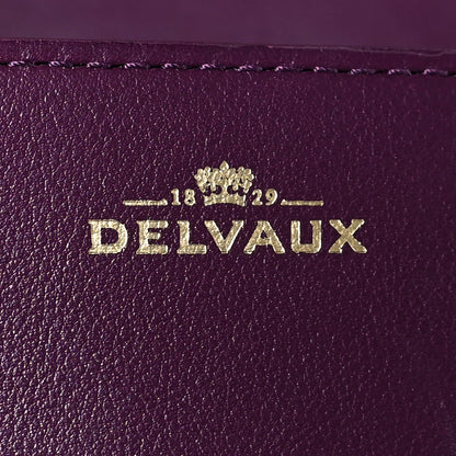 Delvaux Calfskin Mini Iron Shield Madame Crossbody Prune Antique Gold 6 of 11