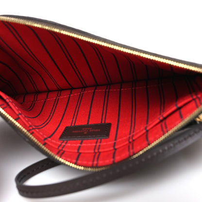 Louis Vuitton Damier Ebene Neverfull MM GM Pochette 4 of 7