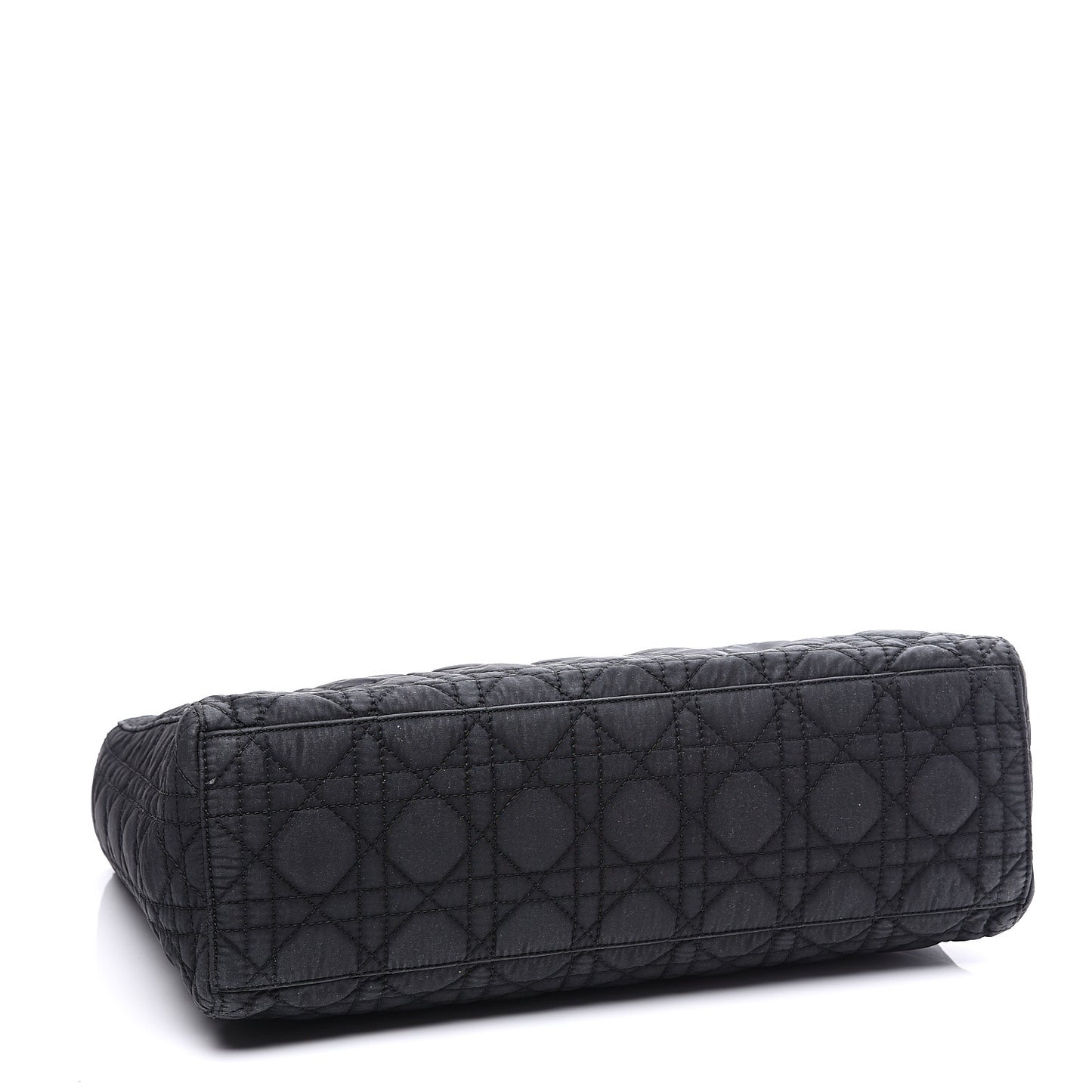 Nylon Cannage Large Lady Dior Black