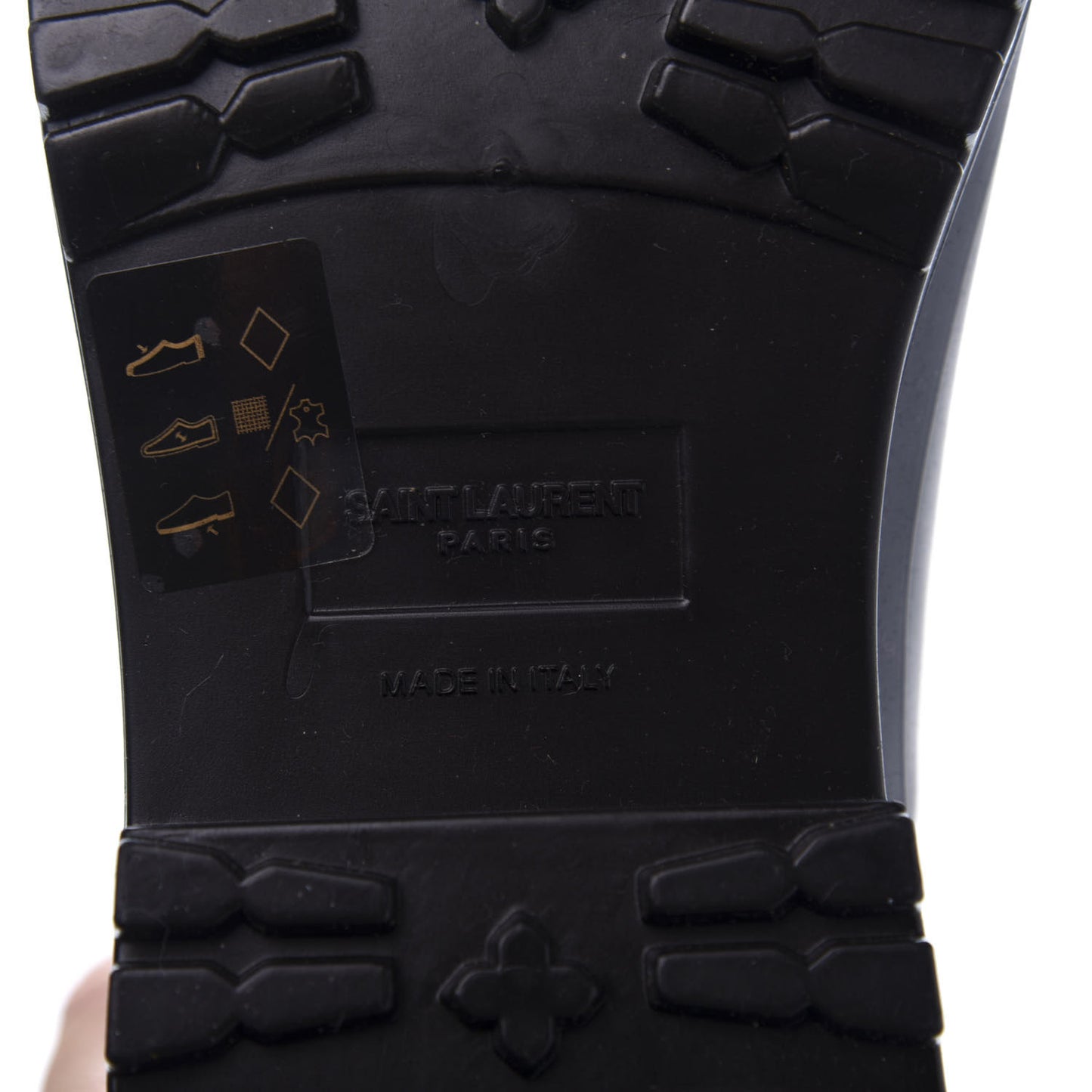 Rubber Sequin Rain Boots 36 Black