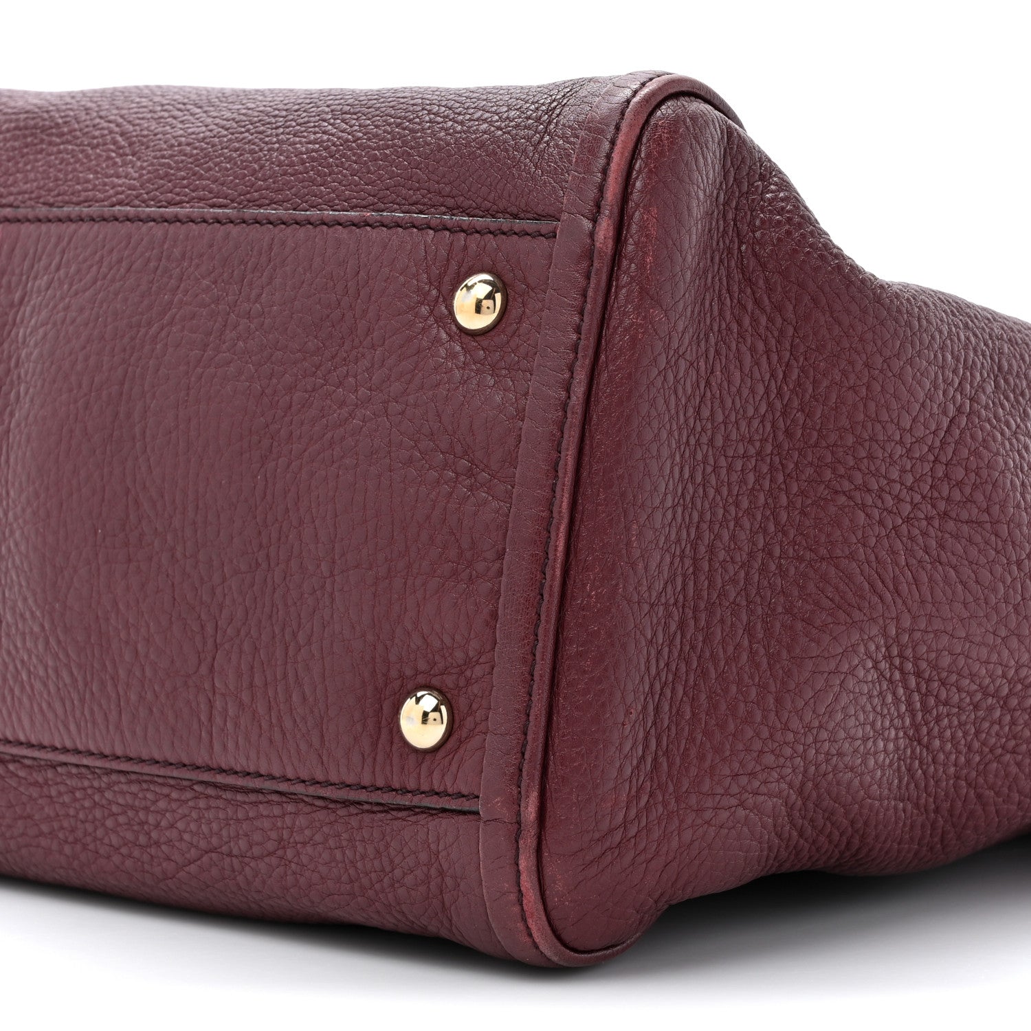 Gucci Pebbled Calfskin Medium Soho Shoulder Bag Bordeaux 9 of 16