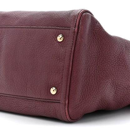 Gucci Pebbled Calfskin Medium Soho Shoulder Bag Bordeaux 9 of 16