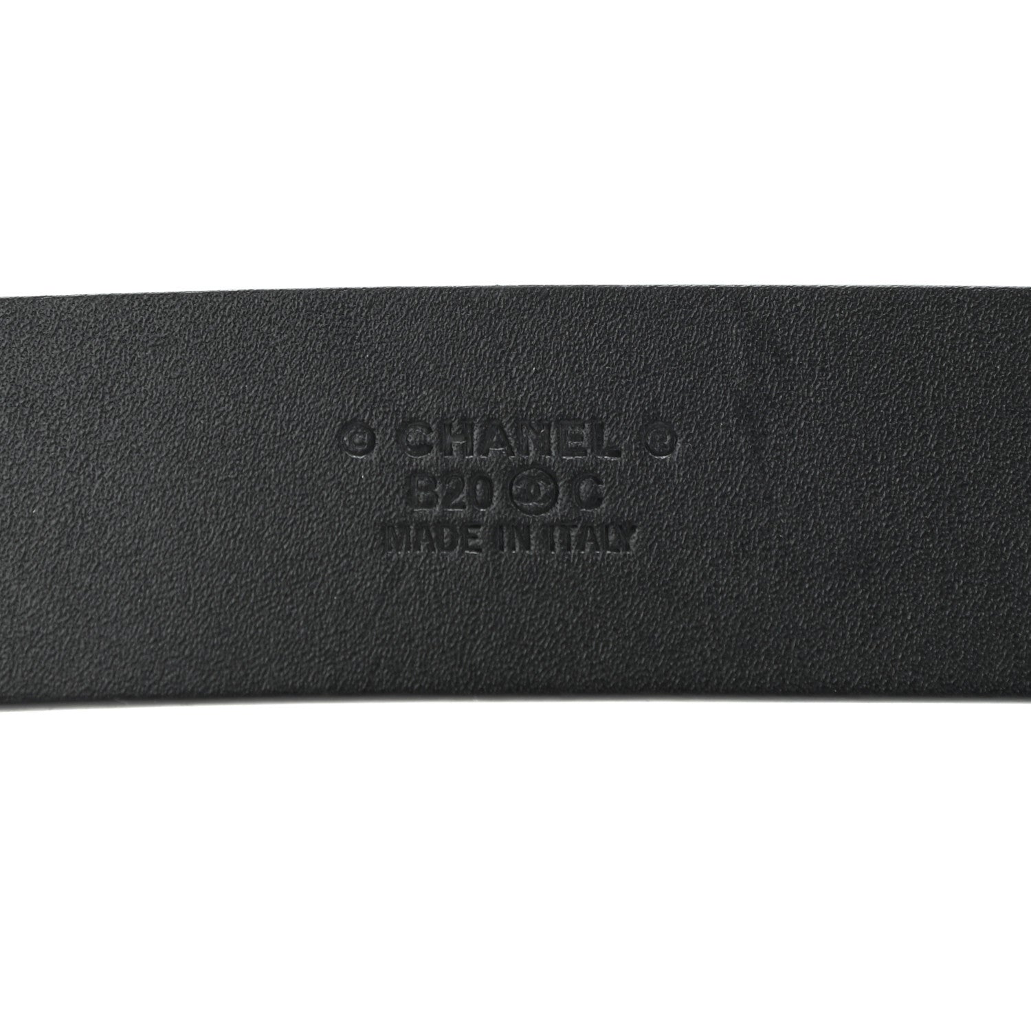 Chanel Calfskin CC Chain Vintage Allure Logo Belt 85 34 Black 3 of 10
