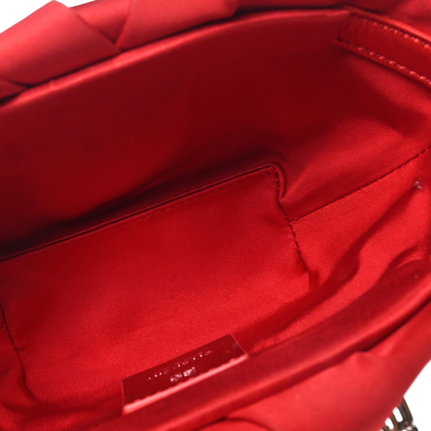Satin Mini Kenny Shoulder Bag Red