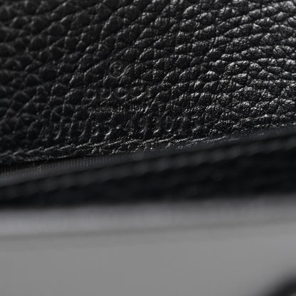 Gucci Calfskin Mini GG Marmont Chain Wallet Black 6 of 11