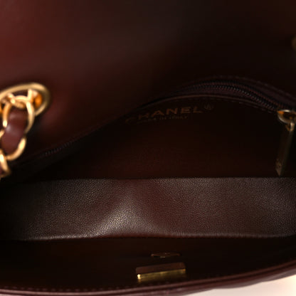 Chanel Shearling Lambskin Quilted Mini Furry Coco Flap Beige Dark Brown 5 of 12