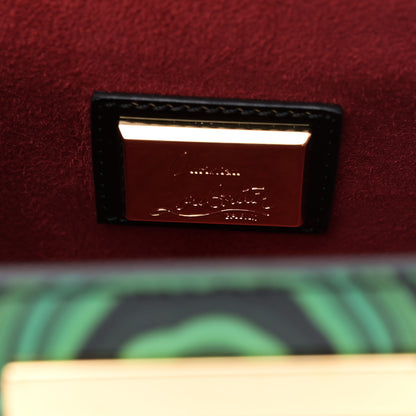 Christian Louboutin Patent Crystal Malachite Vanite Clutch Green Multicolor 6 of 9