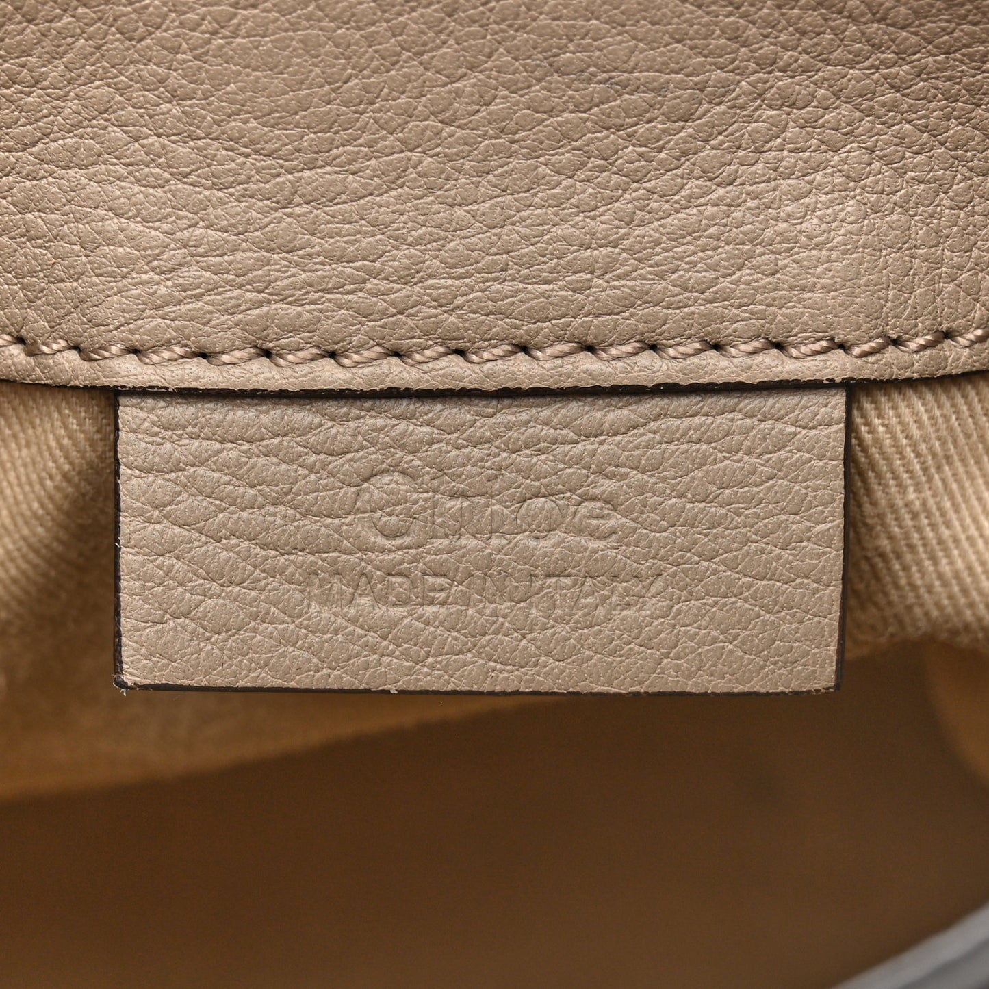 Suede Calfskin Mini Faye Backpack Motty Grey