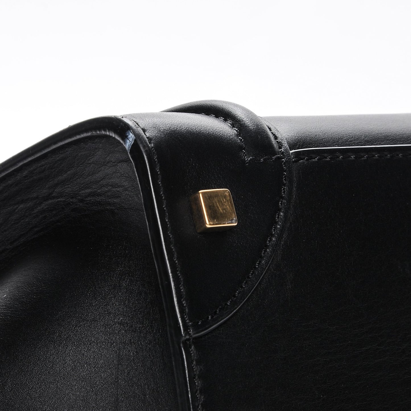 Smooth Calfskin Mini Luggage Black