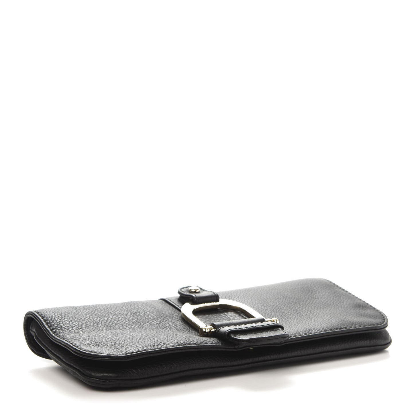 Calfskin Greenwich Clutch Black