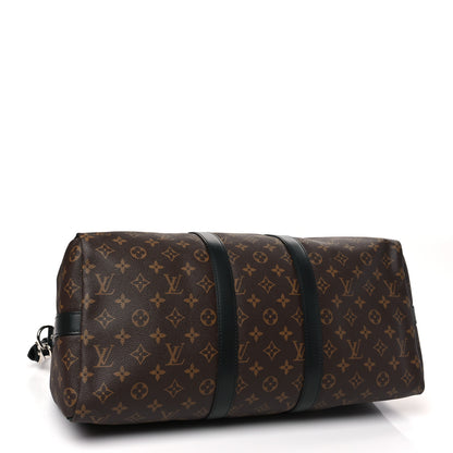 Louis Vuitton Monogram Macassar Keepall Bandouliere 45 3 of 7