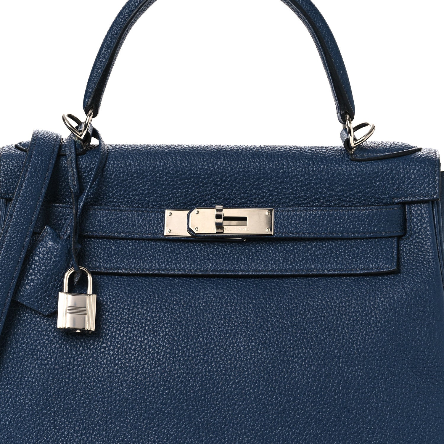 Hermes Togo Kelly Retourne 28 Bleu De Prusse 8 of 17