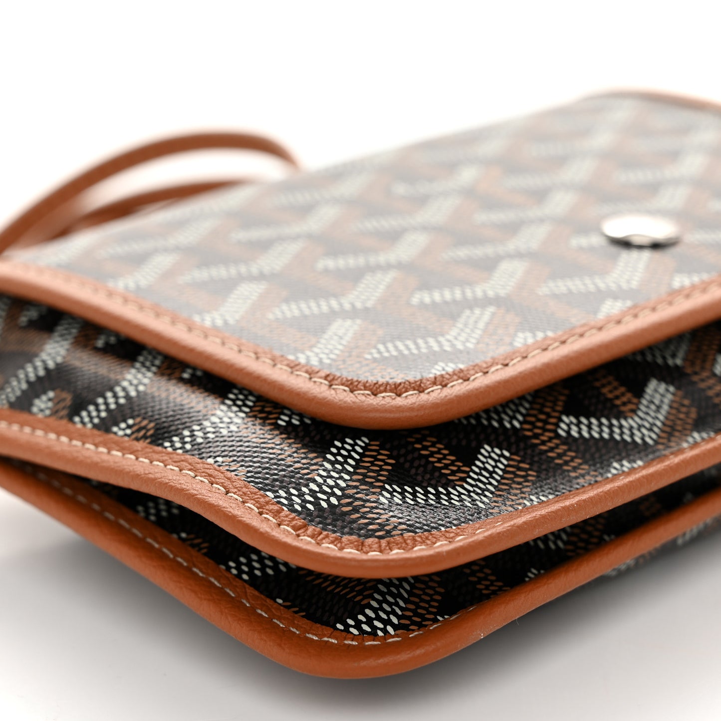 Goyardine Plumet Wallet Clutch Black Gold