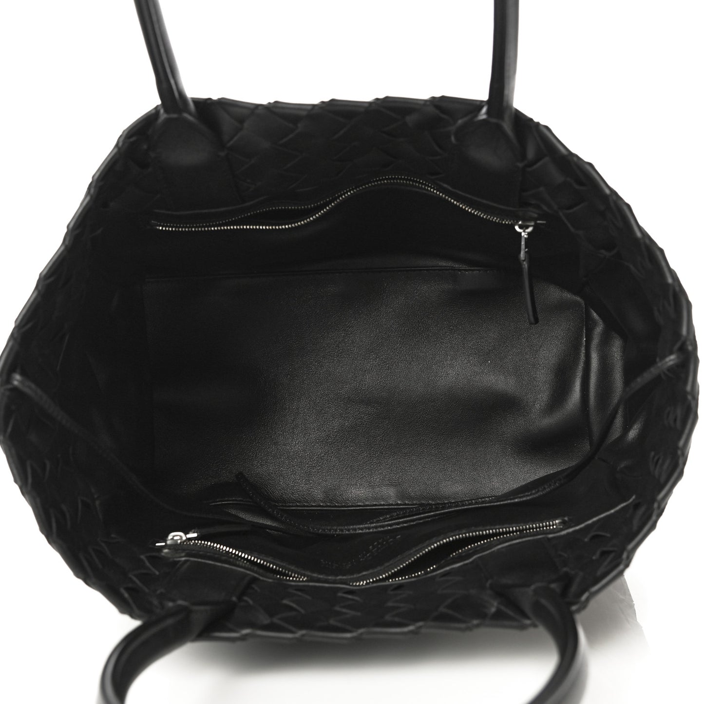 Nappa Intrecciato Tote Black