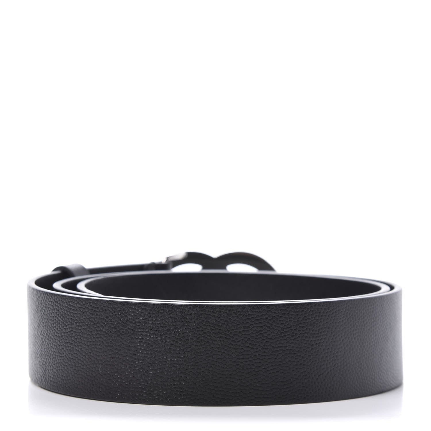 Chanel Caviar CC Logo Belt 80 Black 2 of 5