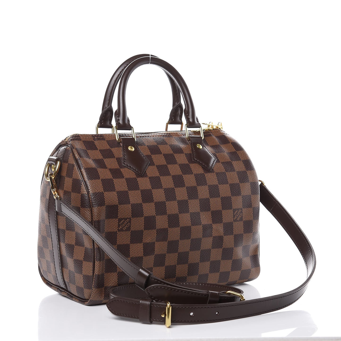 Damier Ebene Speedy Bandouliere 25