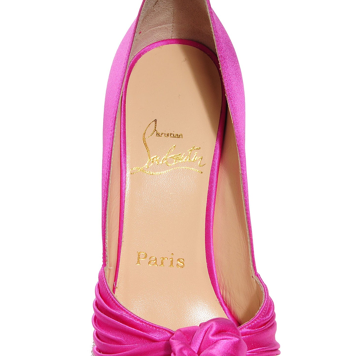 Crepe Satin Lady Gres 120 Pumps 36 Hot Pink